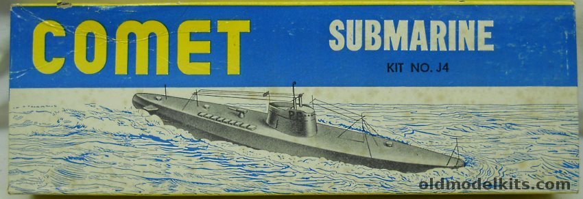 Comet 1/300 USS Perch SS-176 Porpoise Class Submarine, J4 plastic model kit